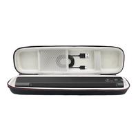 Hard Storage Case Compatible with Epson Workforce ES-50/ES-55R/ ES-60W/ES-65WR/DS-30/DS-70/DS-80W and Epson RapidReceipt RR-60/70W Portable Document Scanner(Black，Case Only)