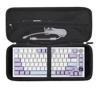 Hard Storage Case for EPOMAKER Ajazz AK820 Pro 75% Wireless Mechanical Keyboard - Travel Case for EPOMAKER P75 /Aula F75 / Galaxy70 /Aula F75/MAX Keyboard(Box for Sale) (Black)