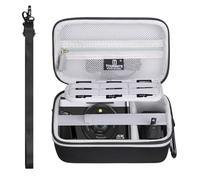 Hard Storage Case for Gavonde/Pedtail/JGIPL Digital Camera-Versatile Camera Bag with Crossbody/Neck Strap&Organizer Compartments for Batteries&Memory Cards(Box for Sale) (Black & Reflective Zipper)