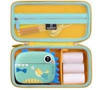 Hard Storage Case for HiMont/Sangrui/ARNSSIEN/Usteetic Camera Instant Print - Travel Case for Selfie Video Camera(Only Box) (PU, Blue)