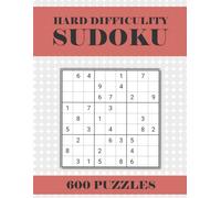 Hard Sudoku Collection for Adults: 600 Challenging Sudoku Puzzles with Solutions | Large Print 8.5 x 11 (Sudoku Puzzle Collection)