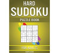 Hard Sudoku Puzzle Book for Adults: 400 Very Hard Sudokus for Advanced Players