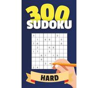 Hard Sudoku To Go: 300 Challenging Puzzles: Travel-Size 5x8 Paperback for Adults | Solutions Included (Sudoku To Go Collection)