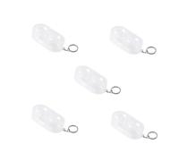 Hard Table Tennis Ball Protector Case for 2 Balls Shatterproof Clear View Compact Size Easy Carry Hook for Keys or Bags Compacts Sports Ball Organizers