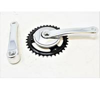 Hard To Find Bike Parts 36 TEETH CHAINWHEEL CRANK SET SHORT ARM 152mm ALLOY 1/8" SINGLE SPEED CRANKSET