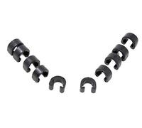 Hard to find Bike Parts PACK OF TEN (10) HYDRAULIC BRAKE HOSE C-CLIPS CABLE HOUSING GUIDES FOR 5mm OUTER CASING IDEAL MTB ROAD BIKES OTHER BICYCLES & CYCLES