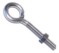 Hard-to-Find Fastener 014973180720 Eye Bolts with Nuts, 1/4-20 x 3-Inch
