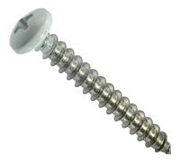 Hard-to-Find Fastener 014973208264 10 x 1-1/2 White Phillips Pan SMS, 100 Piece