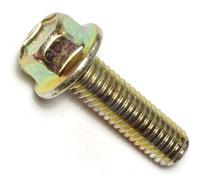 Hard-to-Find Fastener 014973240387 Grade 8 Coarse Hex Flange Bolts, 7/16-14 x 1-1/2, Piece-5,Yellow