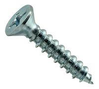 Hard-to-Find Fastener 014973292461 Phillips Flat Wood Screws, 8 x 7/8-Inch