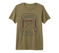 Hard to Kill Warrior Survival Tough Fighter Grit Premium T-Shirt