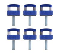 Hard Top Quick Removal Fastener Thumb Screw with D Rings Billet Aluminum for JK JLU JT 2dr 4dr 2007 2018 Red Easy Installation Material Enhanced Performance (Blue)