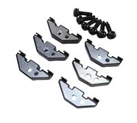 Hard Top Retainer Nut Kit for JK, 6 Pcs | Metal construction, noise reduction design, secure installation