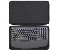 Hard Travel Carrying Case for Logitech Wave Keys MK670 Combo/Wave Keys Wireless Ergonomic Keyboard,Case only
