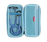 Hard Travel Case for 3M Littmann Classic III Monitoring Stethoscope by Hermitshell (Light blue)