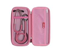 Hard Travel Case for 3M Littmann Classic III Monitoring Stethoscope by Hermitshell (Pink)