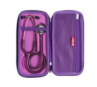 Hard Travel Case for 3M Littmann Classic III Monitoring Stethoscope by Hermitshell (Purple)