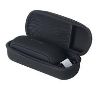 Hard Travel Case for Harman Kardon LUNA Speaker Portable Bluetooth Speaker Case Storage Bag with Shoulder Strap for Harman Kardon LUNA Speaker Accessories, 28.5 * 11 * 9.5cm (Lined black)