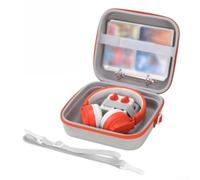 Hard Travel Case For Yoto For Mini 4Th Gen With Strap, Holds 120 Cards | EVA Hard Shell, Holds Speaker & 120 Cards, Adjustable Shoulder Strap, Lightweight, Orange Grey Blue Purple