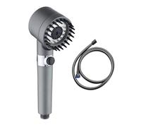 Hard Water Filter Shower Head - High Pressure, 3 Spray Modes, Switch, Massaging Brush, Power Handheld Shower Head, Spa-Like Bathroom Shower Heads for Home Hotel