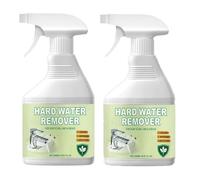 Hard Water stain Remover, All-Purpose Limescale Remover Spray, Fast Acting Anti Limescale Formula, Tap Cleaner, for Shower, Glass, Toilet, Water Pipe, Tub & Sink (2PC)