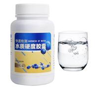 Hard Water Test Kit, Portable Water Testing, Professional 100 Count Strips for Household Use, Accurate Results Detailing, Pool Spa Hot Tub Aquarium, Fish Tank Pond Softener Monitoring