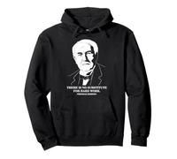 Hard Work Famous Quote Thomas Edison Pullover Hoodie