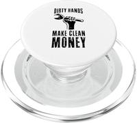 Hard Worker Blue Collar Wrench Mechanic Tool Manly Labor Men PopSockets PopGrip for MagSafe