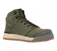 Hard Yakka 3056 Lace Zip S1 Safety Boot Olive Size: UK10 Colour: Olive UK10 - EU44 - US11