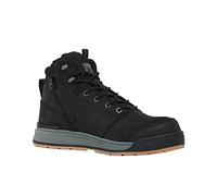 Hard Yakka 3056 Lace Zip Safety Boot Male, Black, 6.5