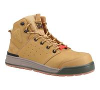 Hard Yakka Mens 3056 Lace Zip Up Leather Safety Boots UK Size 10.5 (EU 45)