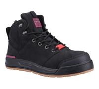 Hard Yakka 3056 PR Side Zip Ladies Safety Boot - Black - Size 4