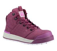 Hard Yakka 3056 PR Side Zip Ladies Safety Boot - Shiraz - Size 8