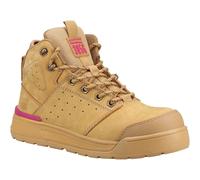 Hard Yakka Womens 3056 PR Side Zip Leather Safety Boots UK Size 8 (EU 42)