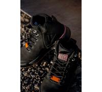 Hard Yakka 3056 Lace ZIP Ladies Safety Boots Black Size 3