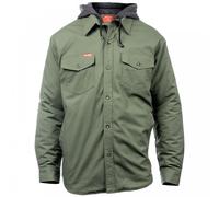 Hard Yakka 42157 Quilted Solid Shacket Military Green 4XL Size: 4XL, C 4XL