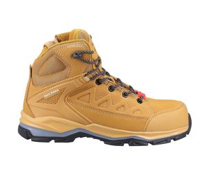 Hard Yakka Atomic PR Hybrid Memory Foam Safety Boots Mens - Beige - Size UK 5