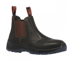 Hard Yakka Banjo Elastic Gusset S1 Safety Dealer Brown Size: UK13 Colo UK13 - EU48 - US14