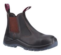 Hard Yakka Banjo Women's Gusset Safety Boots Steel Toe Eco-Friendly Leather