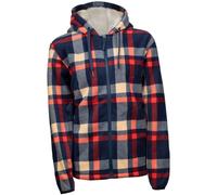 Hard Yakka Check Zoodie Synthetic Women's Blue Hooded Sweatshirt XS