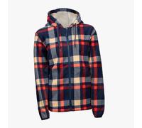 Hard Yakka CHECK ZOODIE Womens Sweatshirt Blue - Size Medium