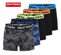 Hard Yakka Cotton Trunks 5 Pack Breathable Stretch Underwear Everyday Small-2XL