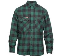Hard Yakka Long Sleeve Check Flannel Shirt - Green - Size XL