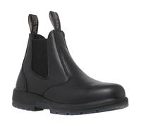 Hard Yakka Outback Steel Toe Safety Dealer Boots in Brown, Size 10, Lightweight, Leather/PU | Charlies