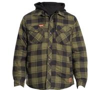 Hard Yakka Quilted Flannel Shacket Size 3XL Green 34701-70084-08