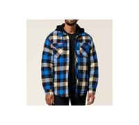 Hard Yakka Quilted Flannel Shacket - Blue - Medium