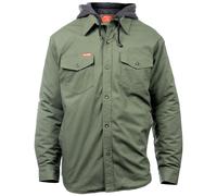 Hard Yakka Quilted Solid Shacket Size 3XL Green 42157-78747-08