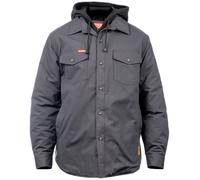 Hard Yakka 42157 Quilted Solid Shacket Charcoal L Size: L, Colour: Cha L