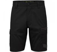 Hard Yakka Men's Raptor Active Cargo Shorts in Black, Size 40R, Cotton/Polyester/Elastane | Charlies