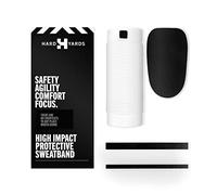HARD YARDS - High Impact Protective Sweatband Set + Extra Guard - Arm Guard For Cricket/Hockey/Baseball/Lacrosse - Unisex - Flexible - Ultra lightweight - Breathable - Interchangeable Sweatband/Guards